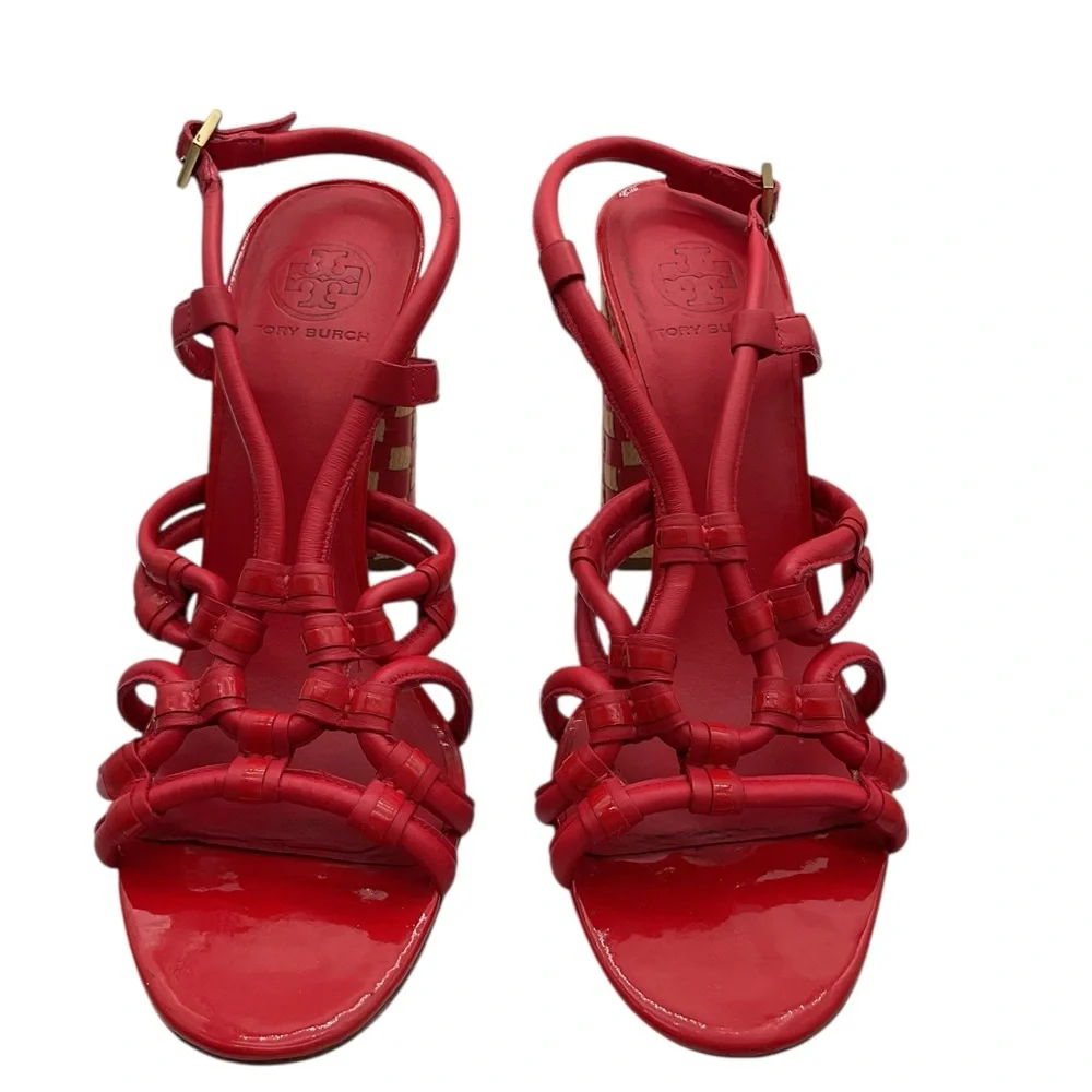 Tory Burch‎ Lacey Red Women's Sandals size 10
